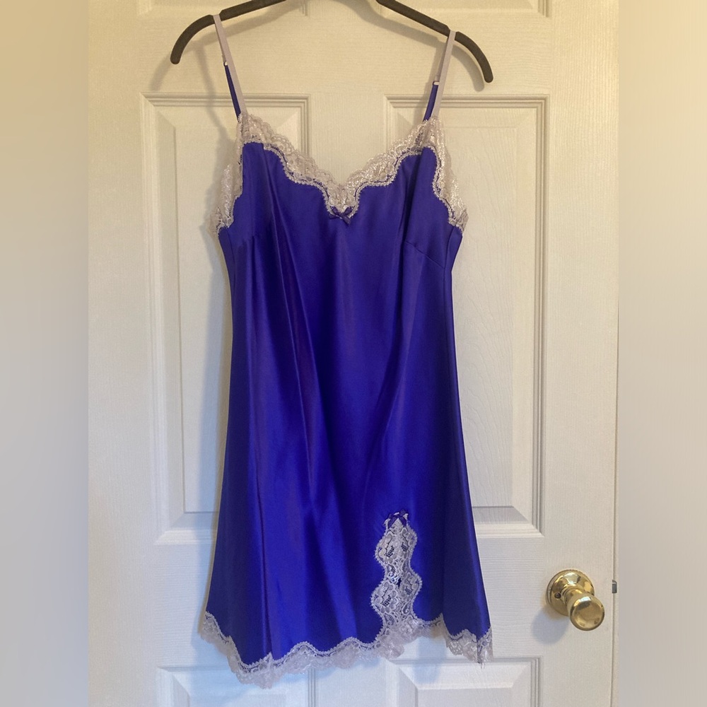Victoria’s Secret Purple Satin Lingerie Size M